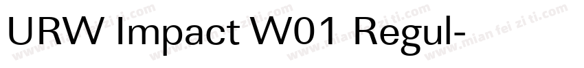 URW Impact W01 Regul字体转换